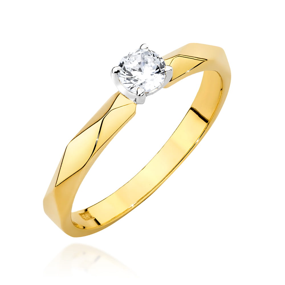 Pierścionek W484 Diament 0