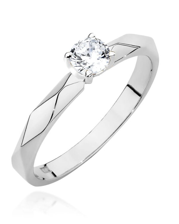 Pierścionek W484 Diament 0