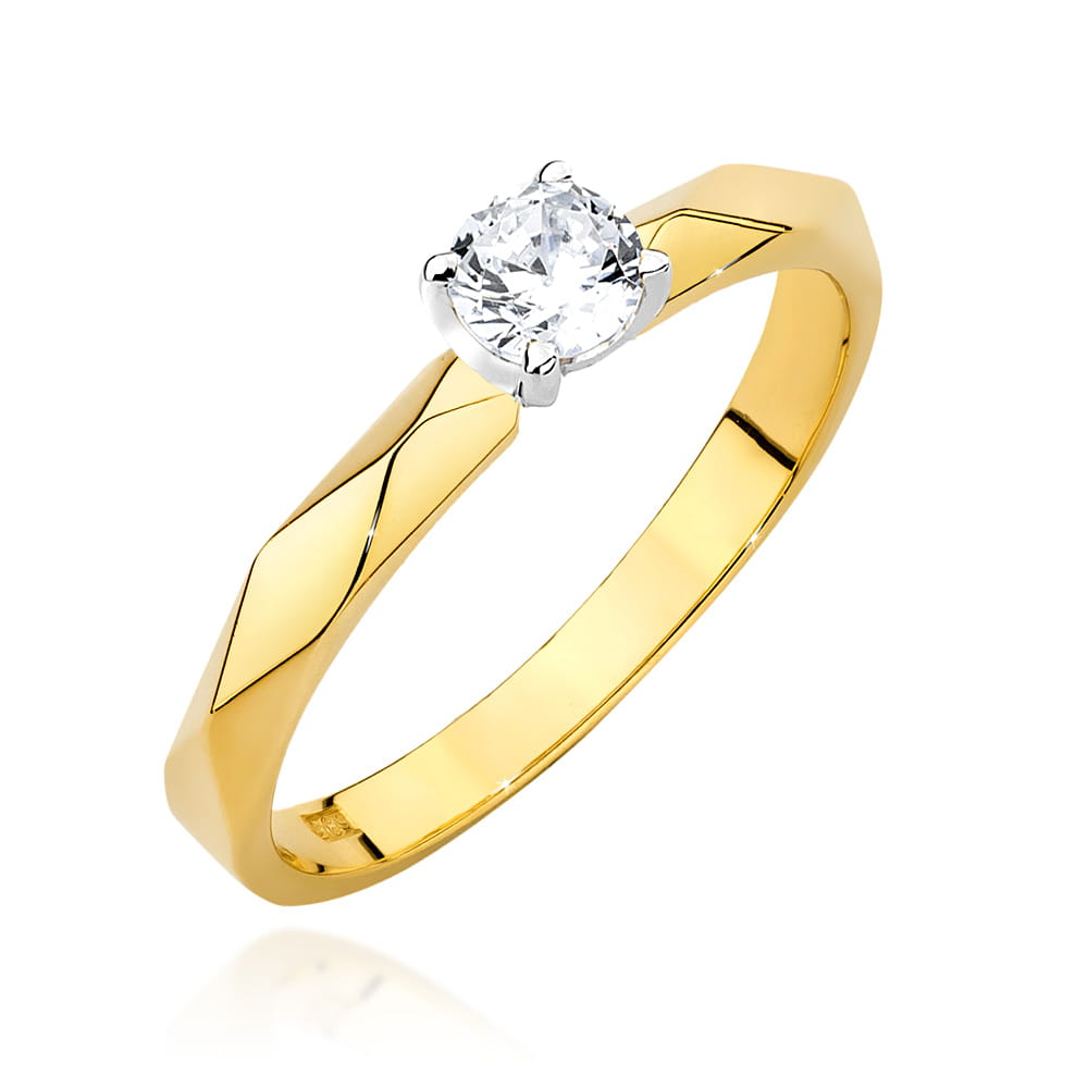 Pierścionek W484 Diament 0
