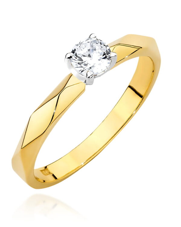 Pierścionek W484 Diament 0