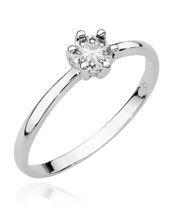 Pierścionek W496 Diament 0