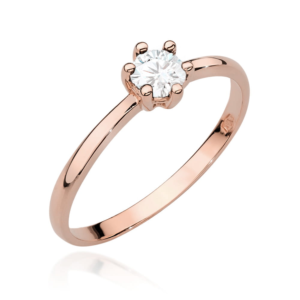 Pierścionek W496 Diament 0