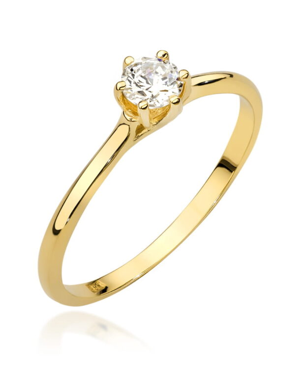 Pierścionek W499 Diament 0