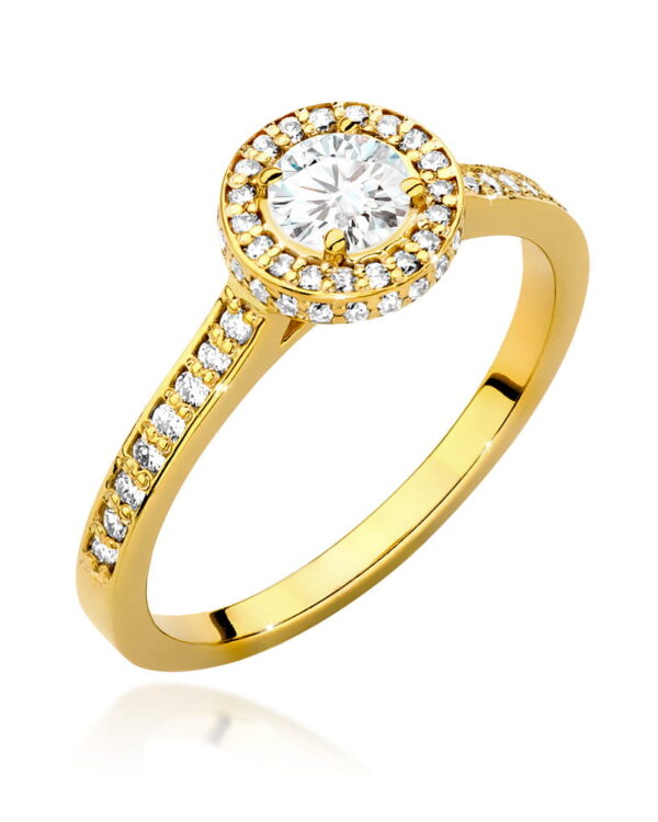 Pierścionek W508 Diament 0