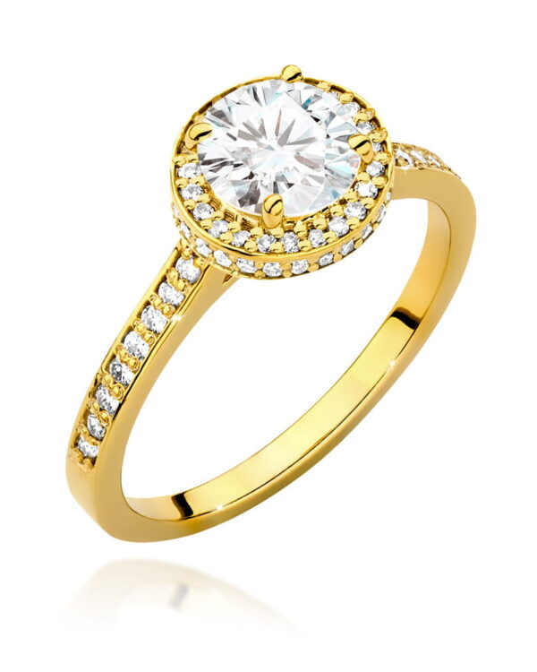 Pierścionek W508 Diament 1