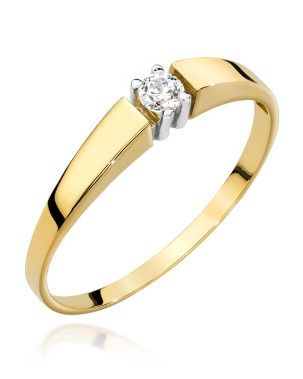 Pierścionek W524 Diament 0