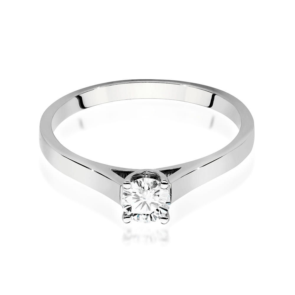 Pierścionek Diament 0,50ct białe złoto 3 50ct białe złoto Jubiler Kraków BigDIAMOND