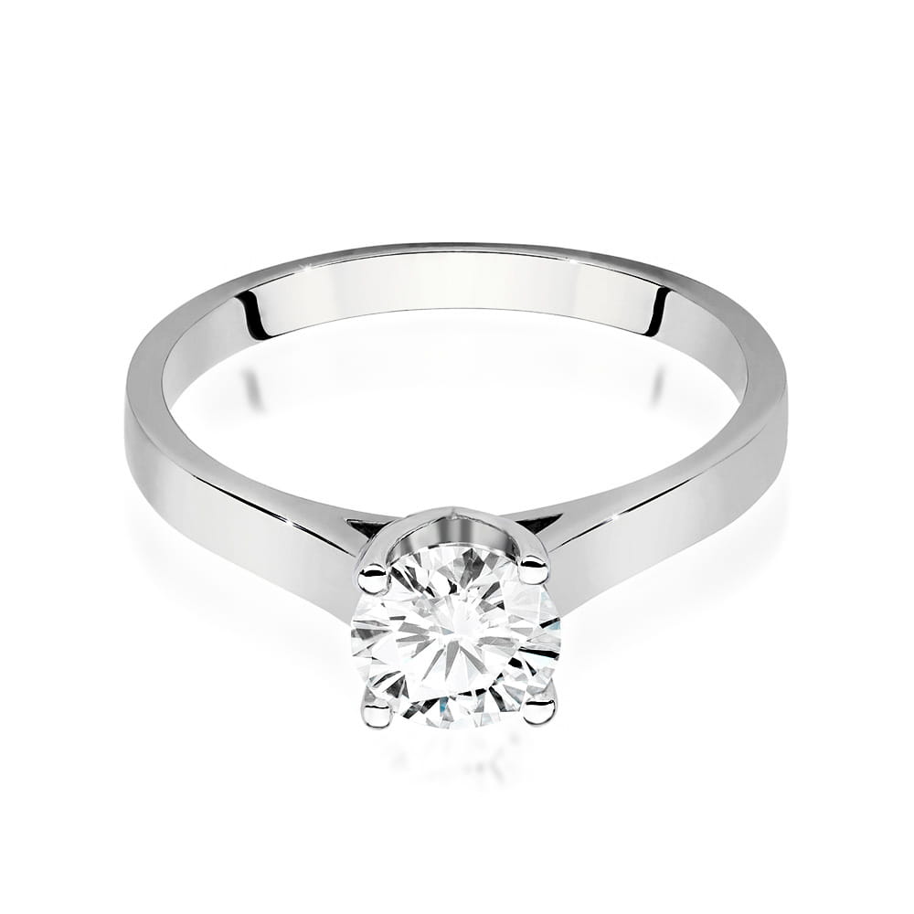 Pierścionek Diament 0,70ct białe złoto 3 70ct białe złoto Jubiler Kraków BigDIAMOND