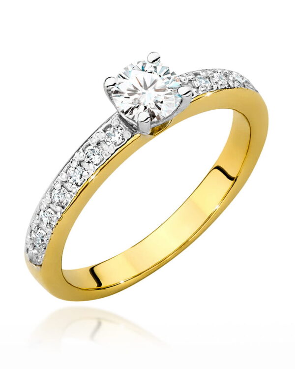 Pierścionek W534 Diament 0