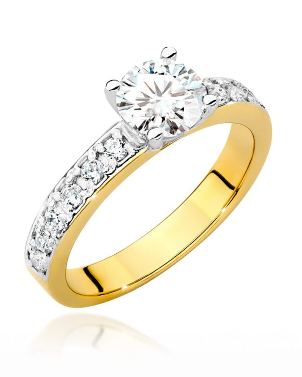 Pierścionek W534 Diament 0