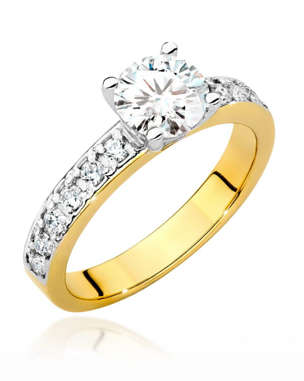 Pierścionek W534 Diament 1