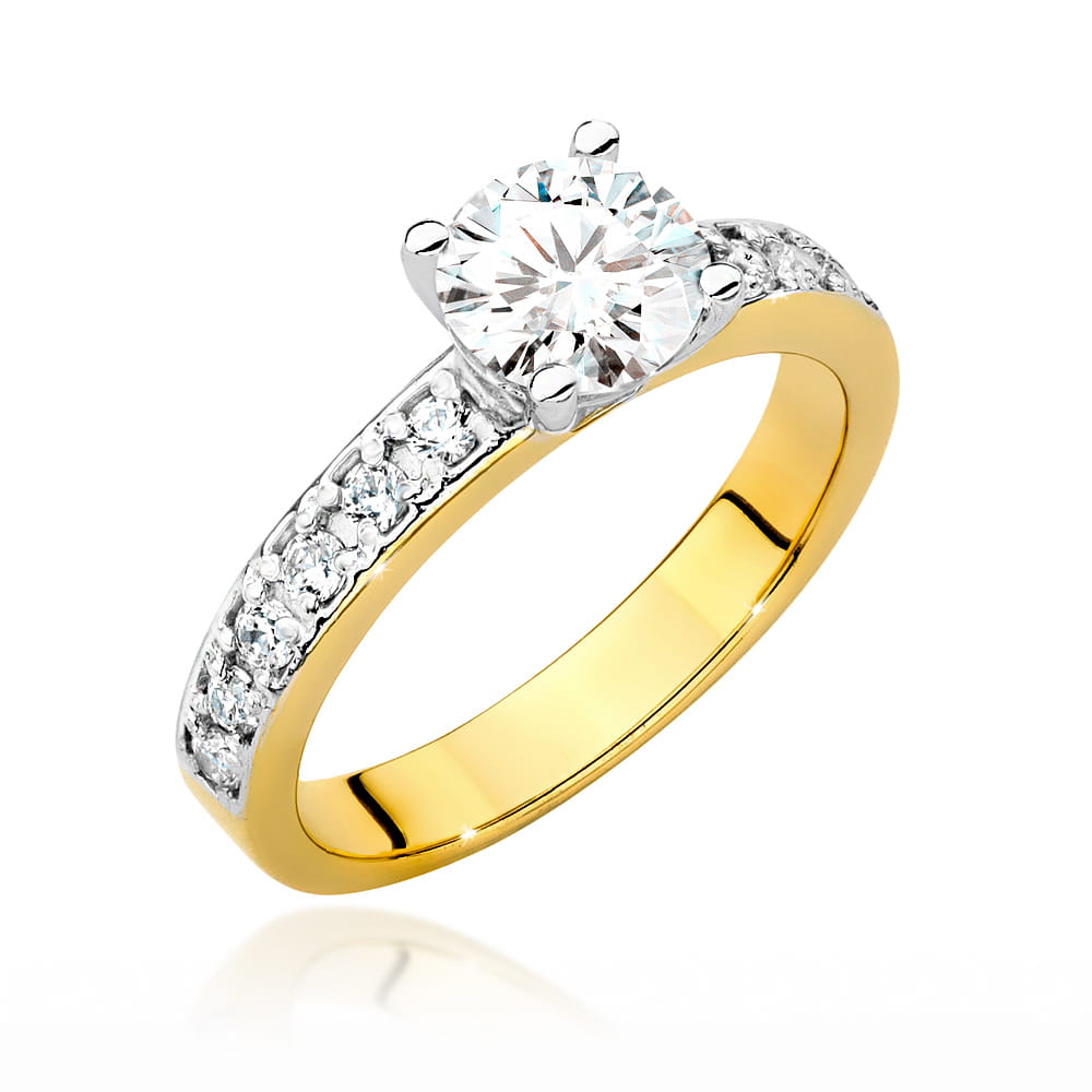 Pierścionek W534 Diament 1