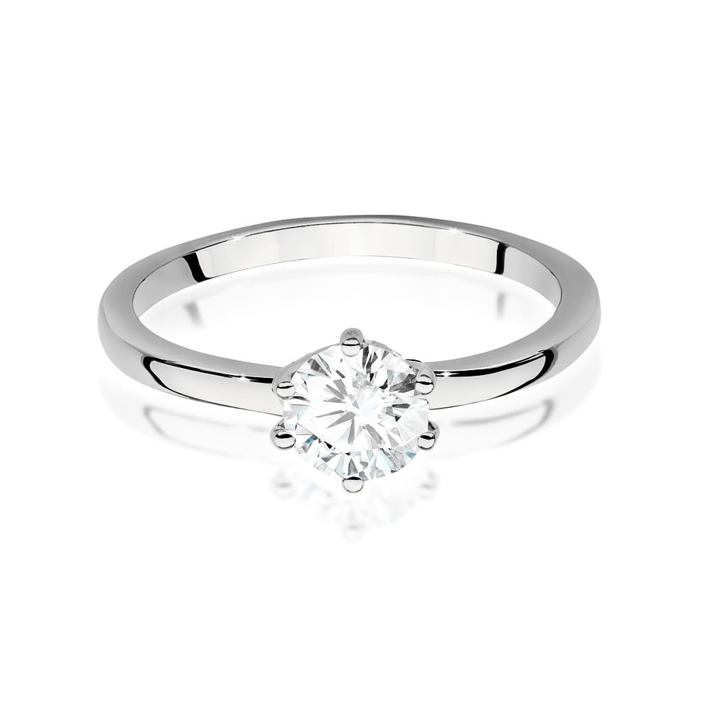 Pierścionek Diament 0,70ct białe złoto 3 70ct białe złoto Jubiler Kraków BigDIAMOND