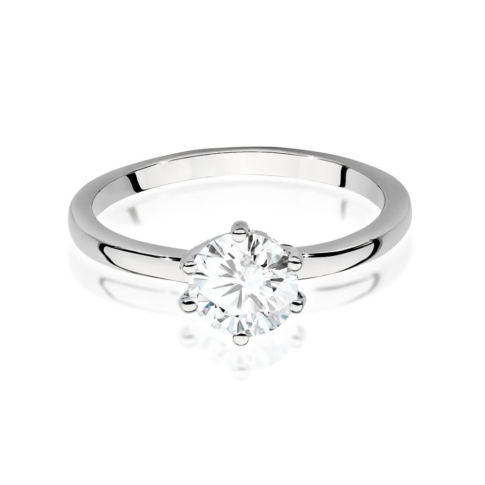 Pierścionek Diament 1,00ct białe złoto 3 00ct białe złoto Jubiler Kraków BigDIAMOND
