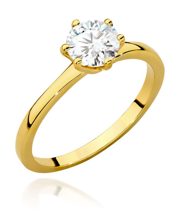 Pierścionek W535 Diament 1