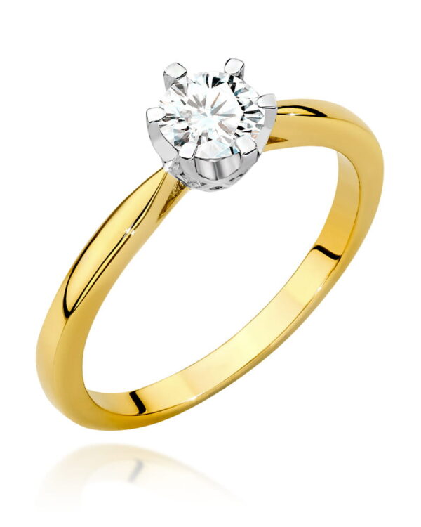 Pierścionek W539 Diament 0