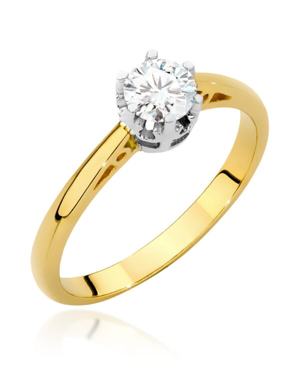 Pierścionek W542 Diament 0