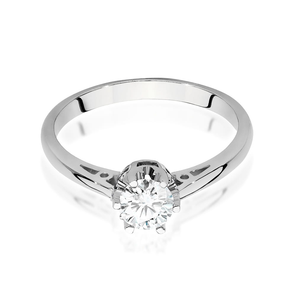 Pierścionek Diament 0,50ct białe złoto 3 50ct białe złoto Jubiler Kraków BigDIAMOND