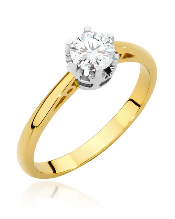 Pierścionek W542 Diament 0