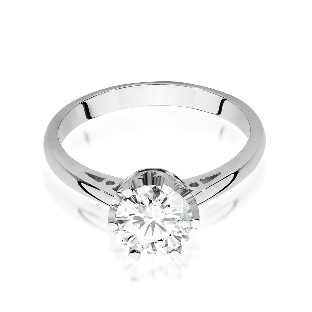 Pierścionek Diament 1,00ct białe złoto 3 00ct białe złoto Jubiler Kraków BigDIAMOND
