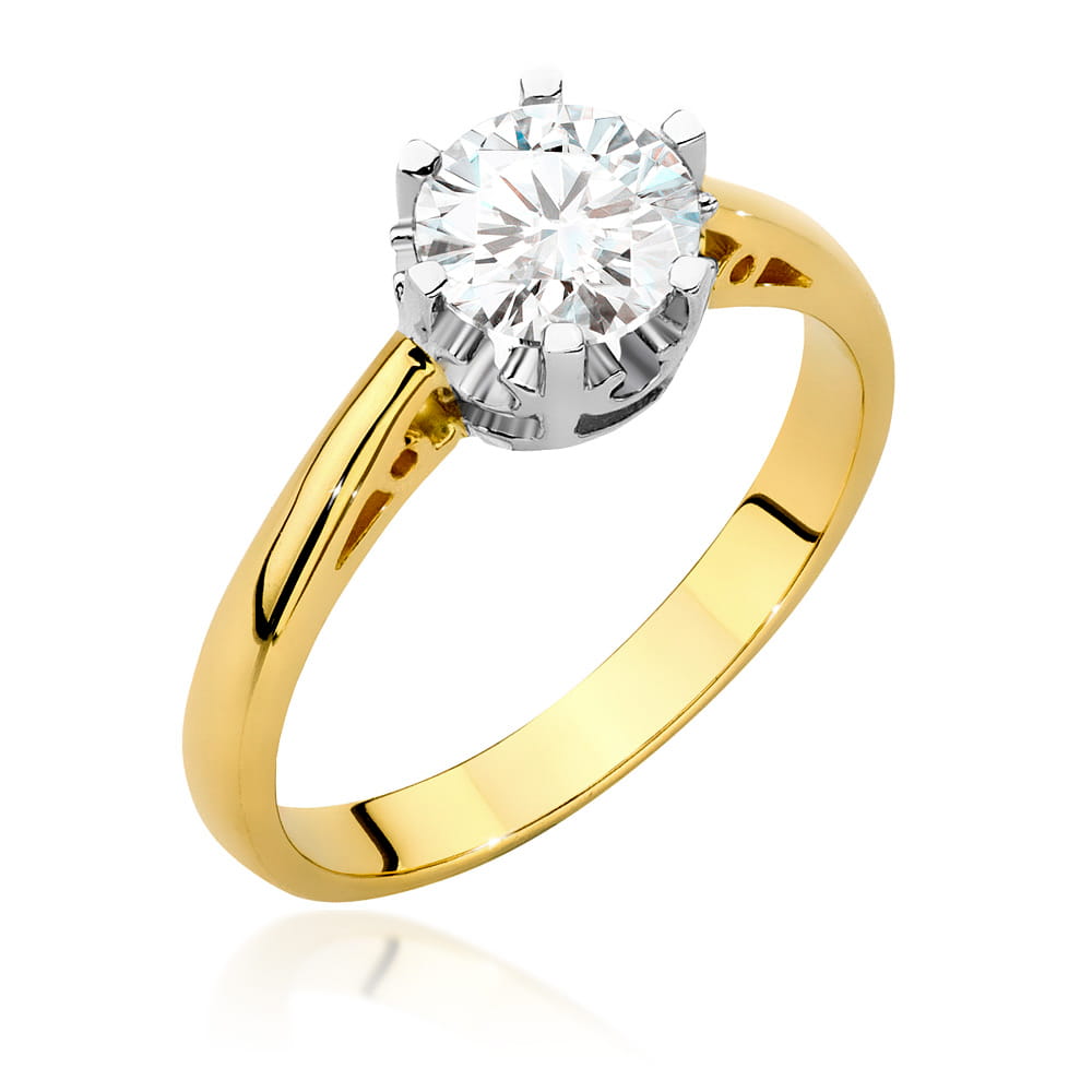 Pierścionek W542 Diament 1