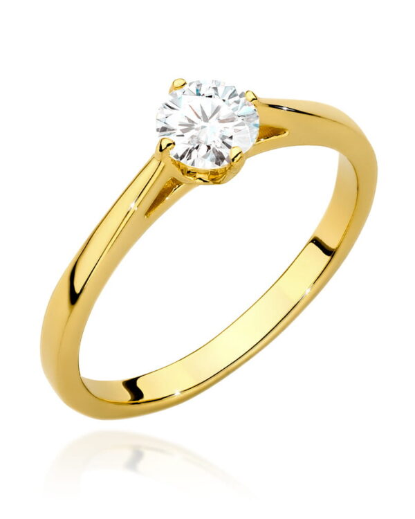 Pierścionek W543 Diament 0