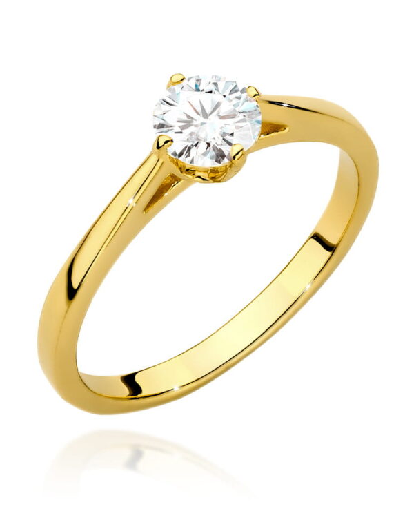 Pierścionek W543 Diament 0