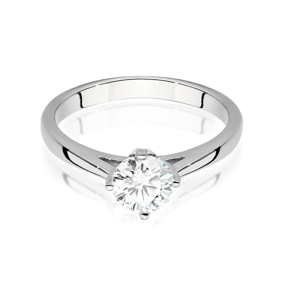 Pierścionek Diament 0,70ct białe złoto 3 70ct białe złoto Jubiler Kraków BigDIAMOND
