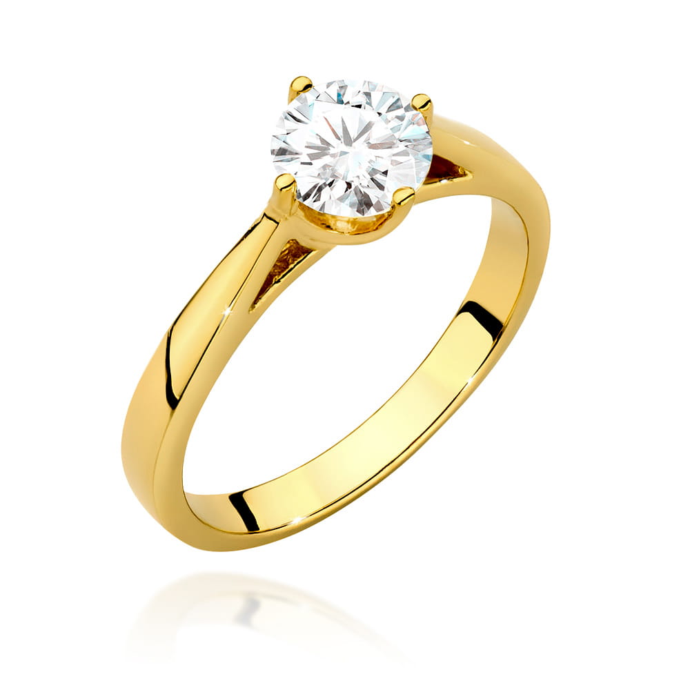 Pierścionek W543 Diament 0