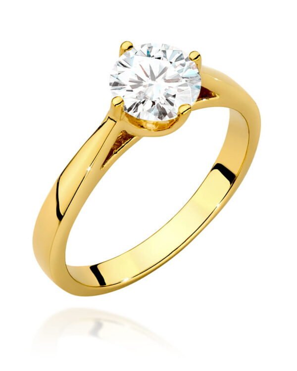 Pierścionek W543 Diament 1