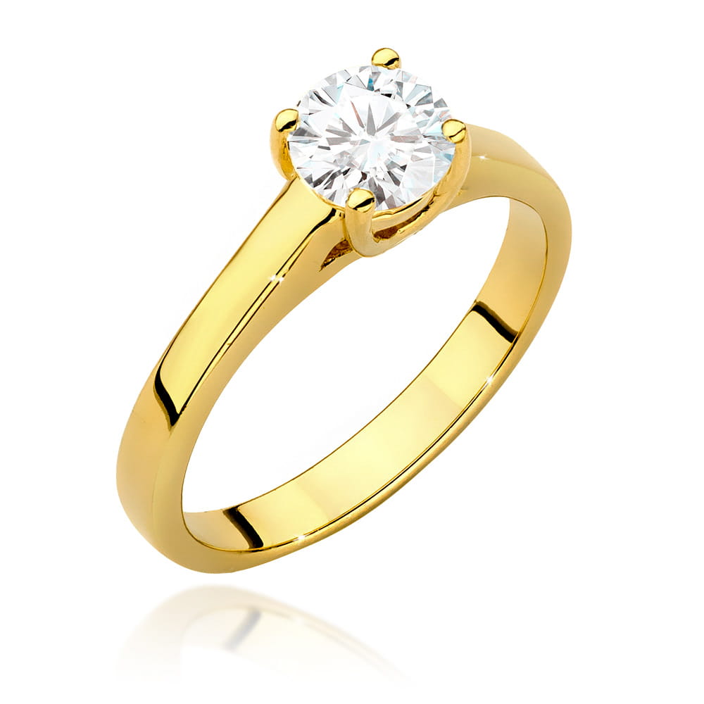 Pierścionek W544 Diament 0