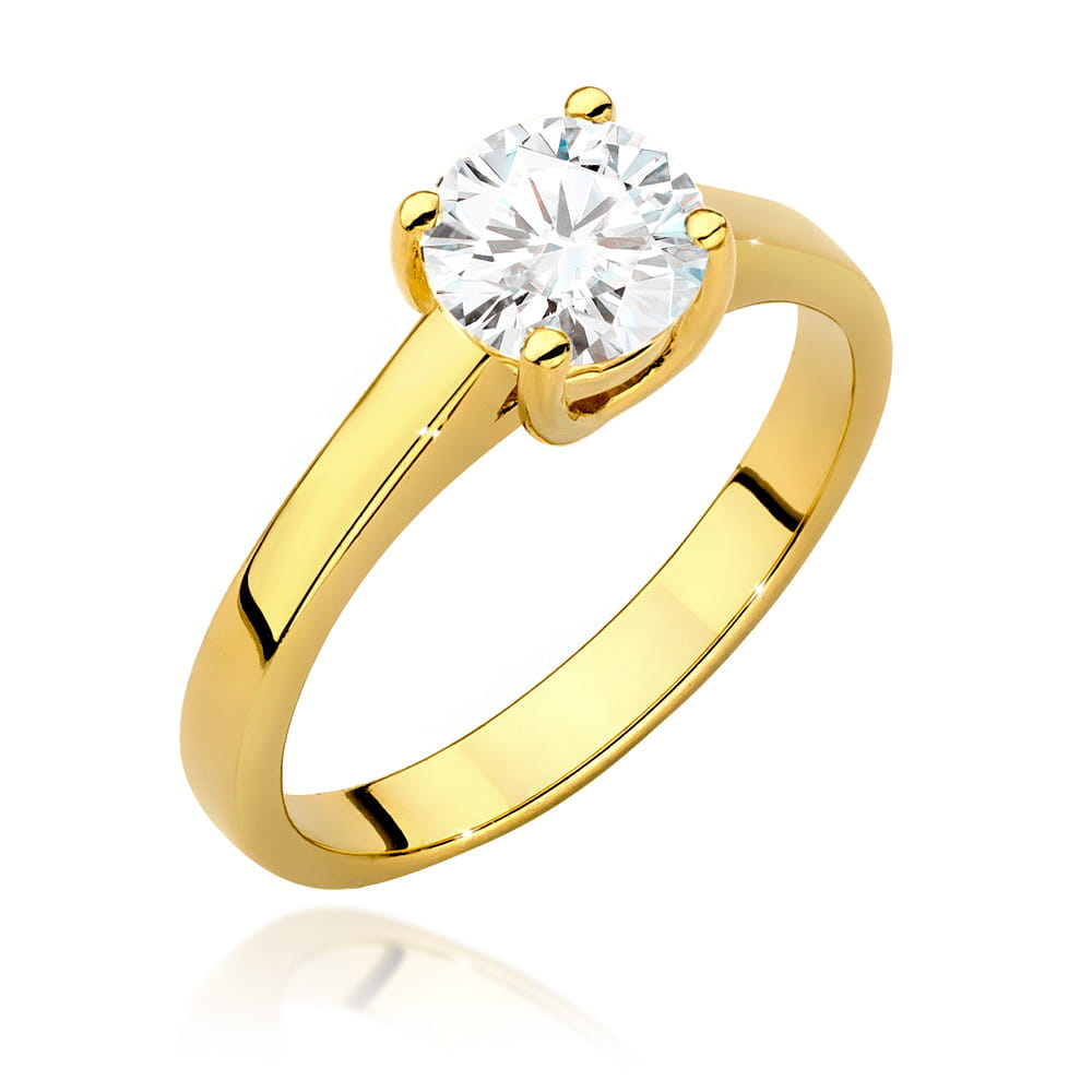 Pierścionek W544 Diament 1