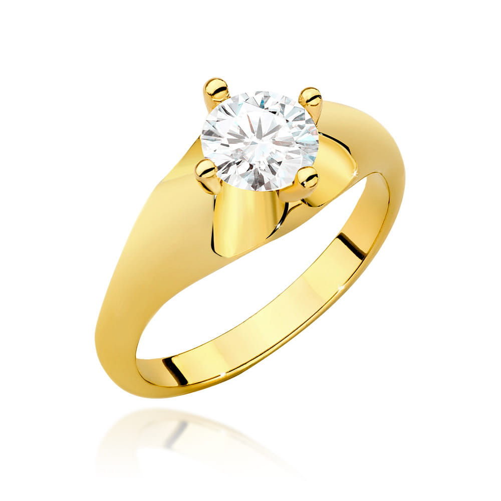 Pierścionek W545 Diament 0