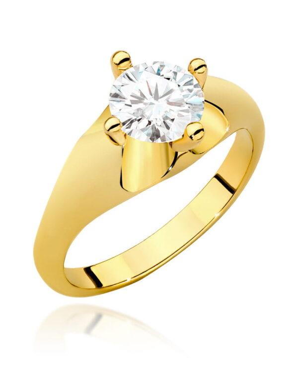 Pierścionek W545 Diament 1