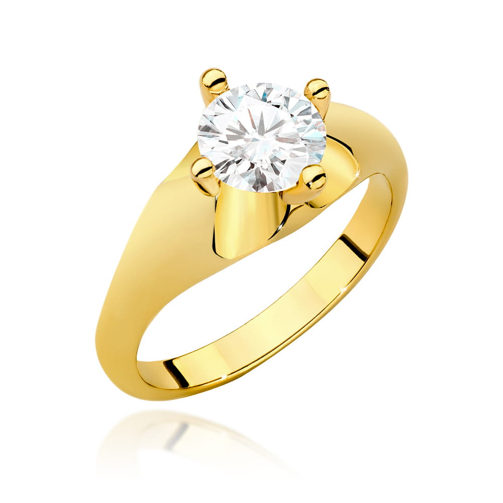 Pierścionek W545 Diament 1