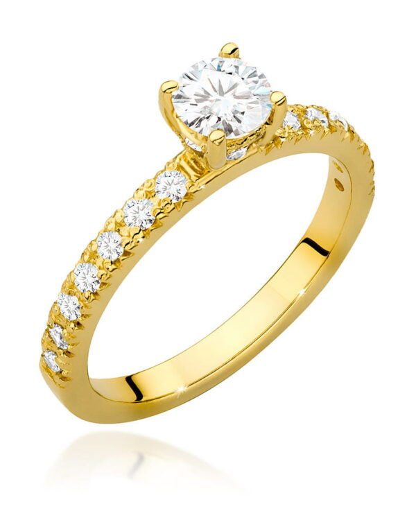 Pierścionek W546 Diament 0
