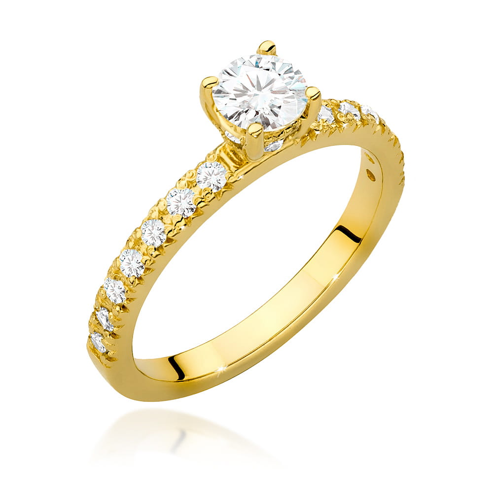Pierścionek W546 Diament 0