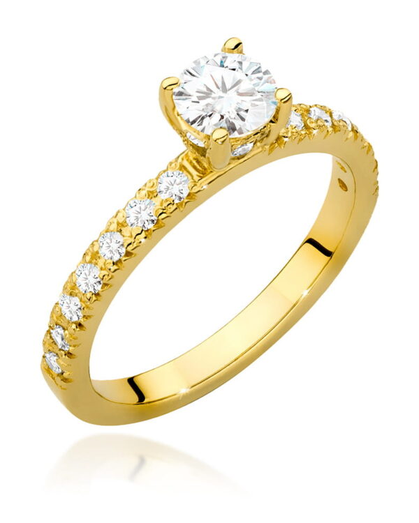 Pierścionek W546 Diament 0