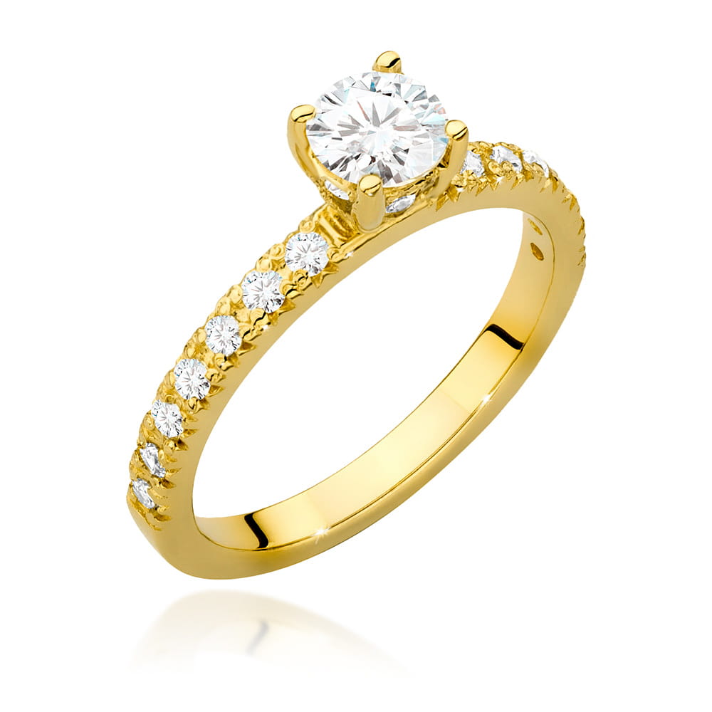 Pierścionek W546 Diament 0