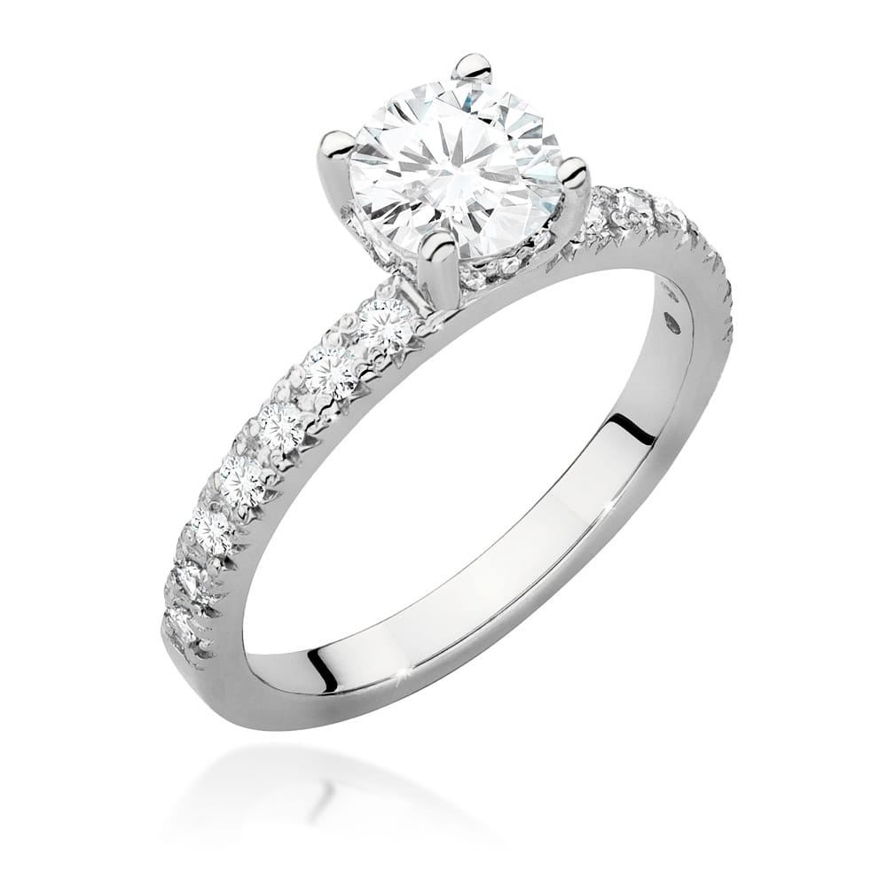 Pierścionek W546 Diament 0