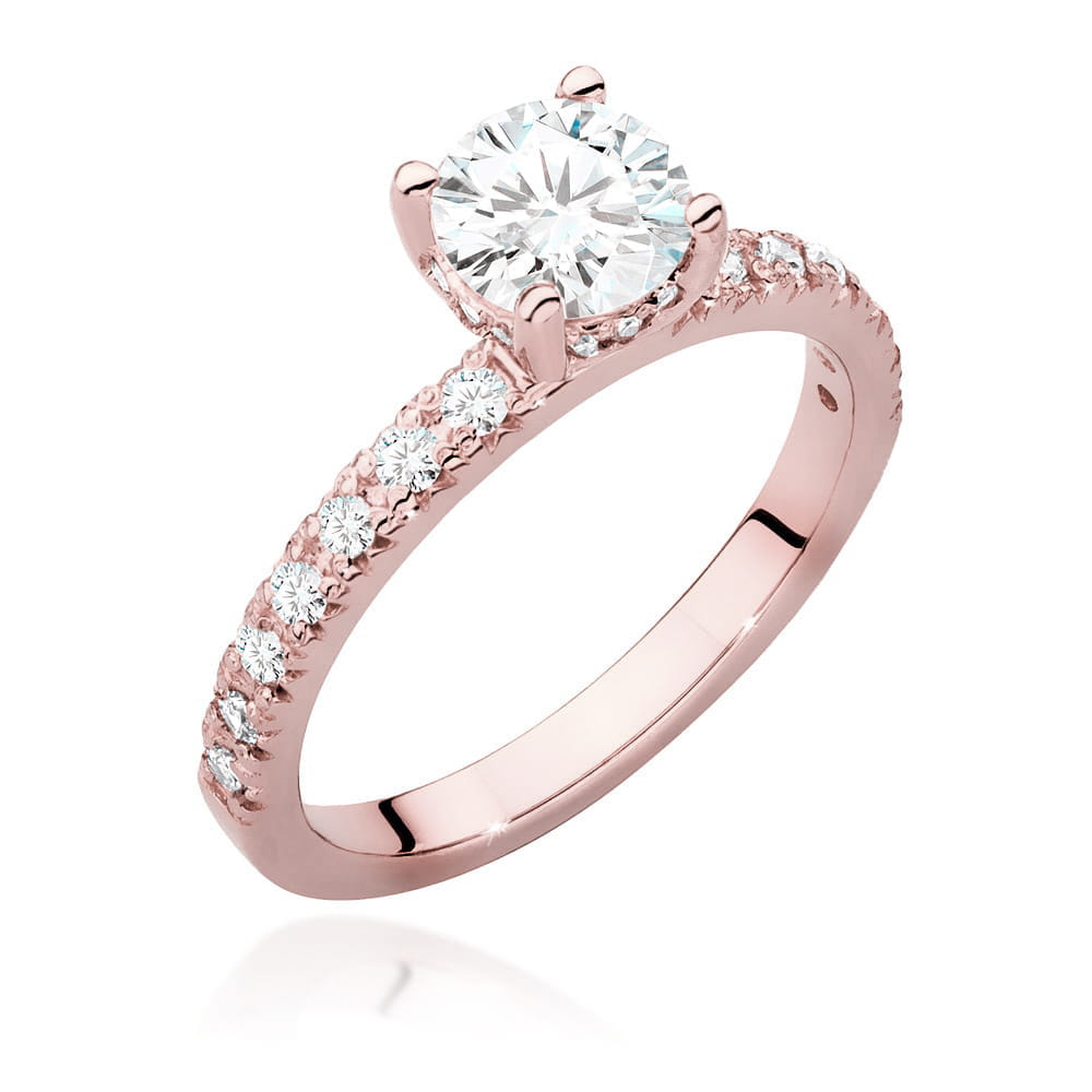 Pierścionek W546 Diament 0