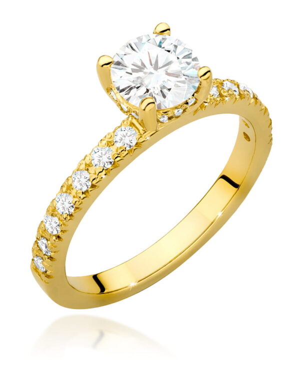 Pierścionek W546 Diament 0