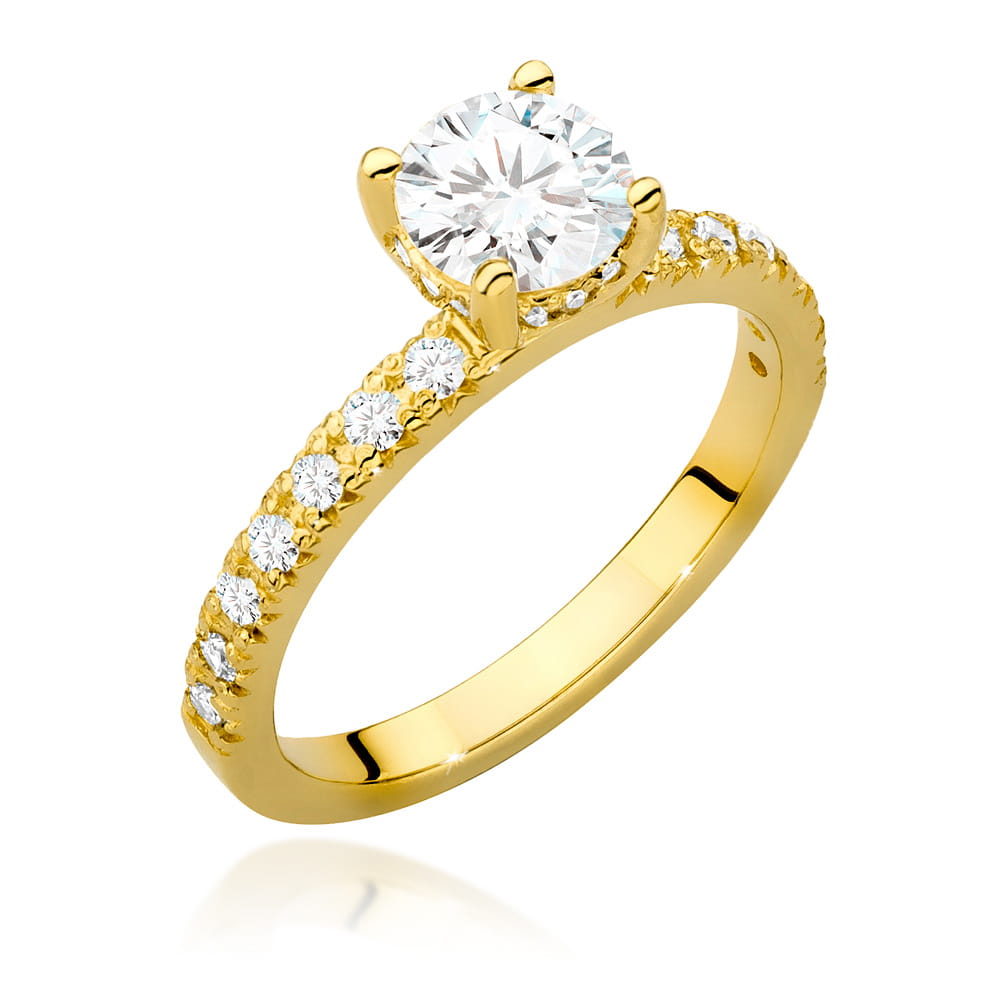 Pierścionek W546 Diament 0