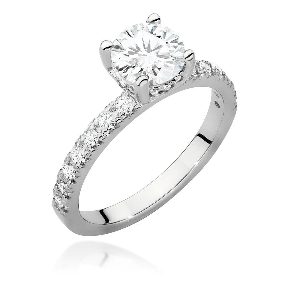 Pierścionek W546 Diament 1