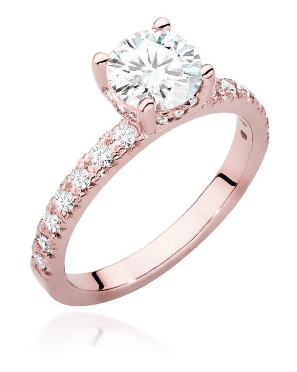 Pierścionek W546 Diament 1