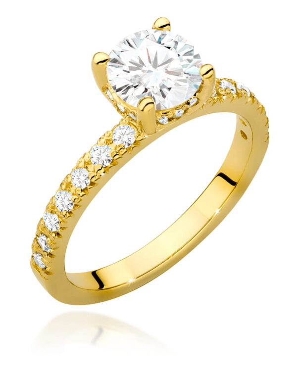 Pierścionek W546 Diament 1