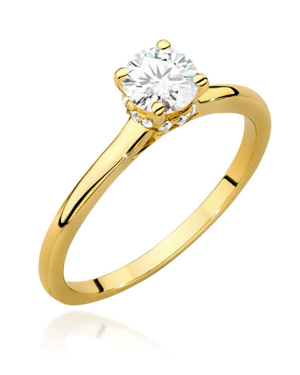 Pierścionek W547 Diament 0