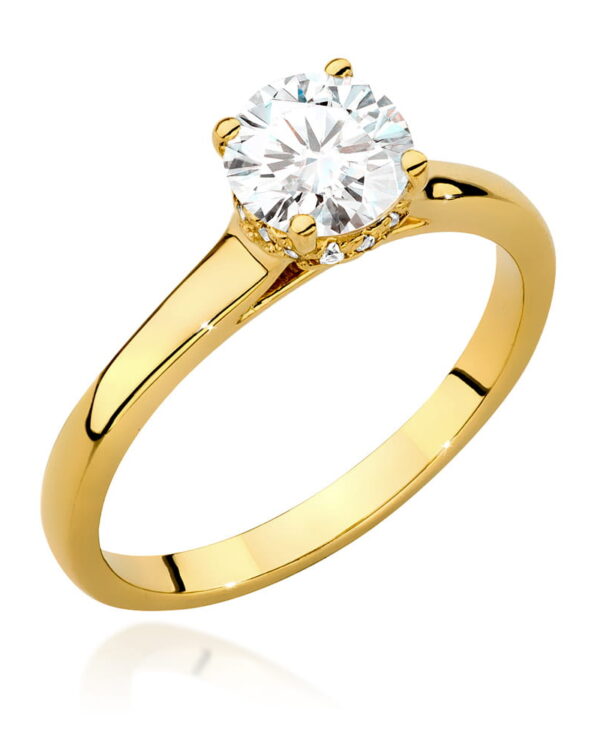 Pierścionek W547 Diament 0