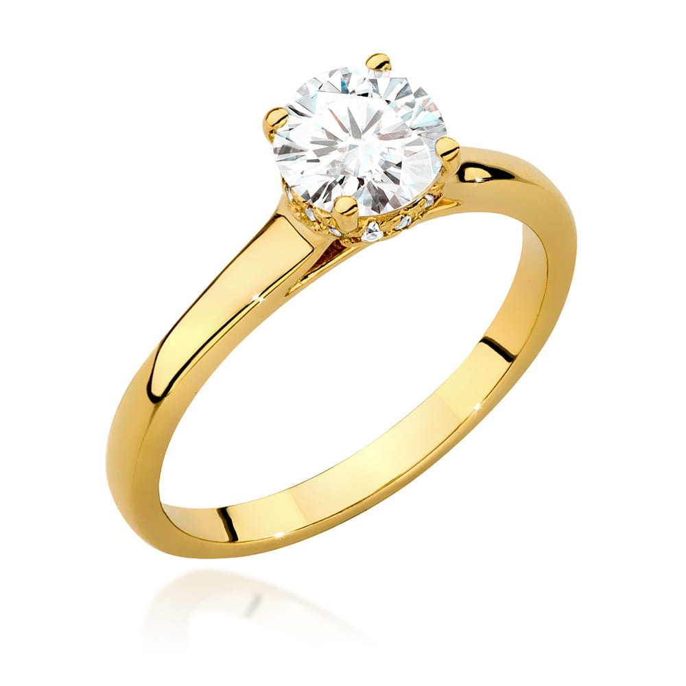 Pierścionek W547 Diament 0