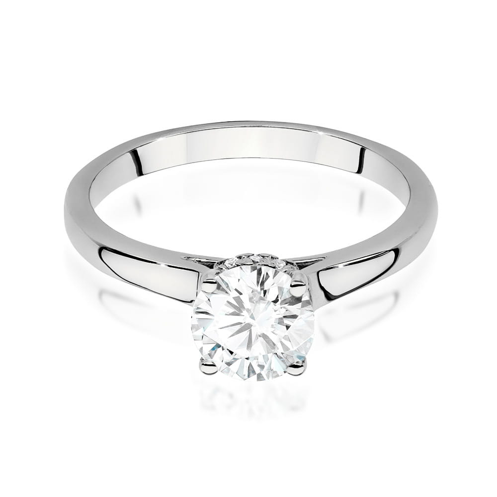 Pierścionek Diament 1,00ct białe złoto 3 00ct białe złoto Jubiler Kraków BigDIAMOND